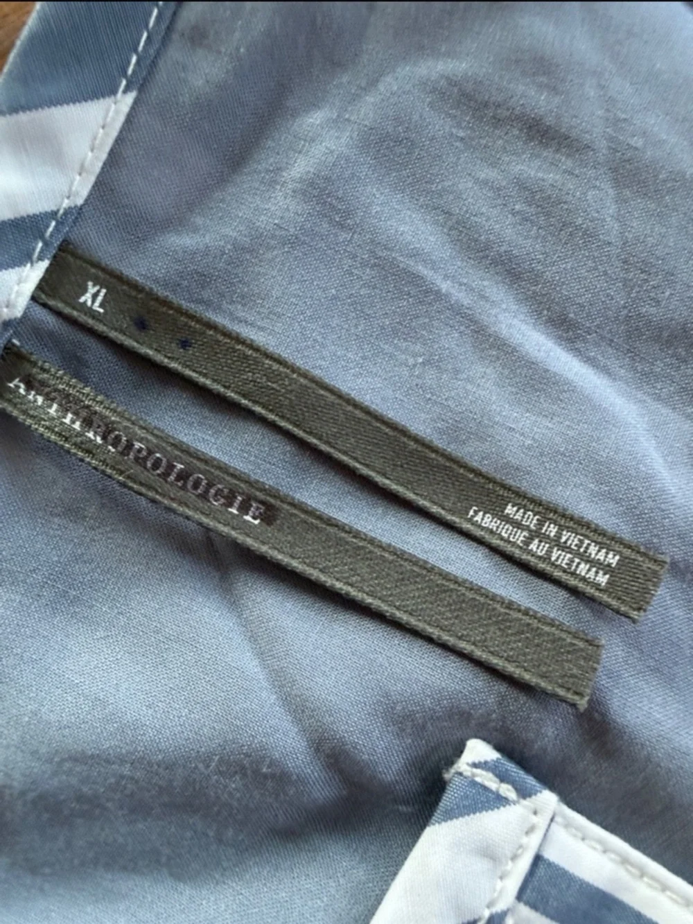 New Amthropologie The Somerset Cotton Embroidered Eyelet Maxi Dress Size XL - Picture 5 of 8